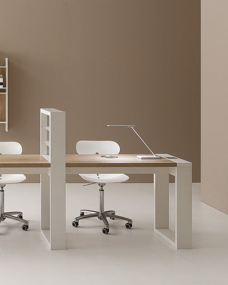 Living - White manicure table - With extraction